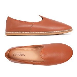 Charix Leather Loafers in Camel